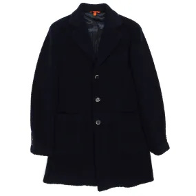 Barena Navy Single breasted Overcoat Size 48