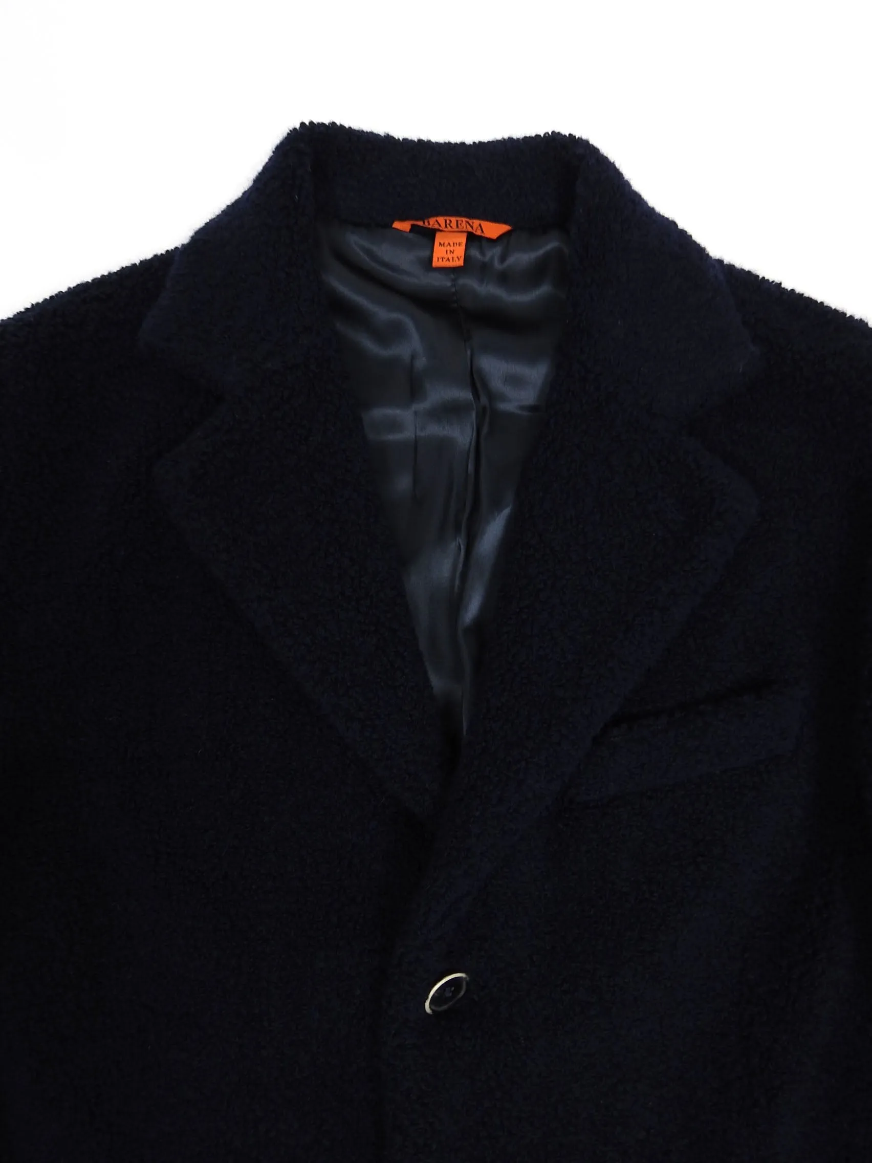 Barena Navy Single breasted Overcoat Size 48