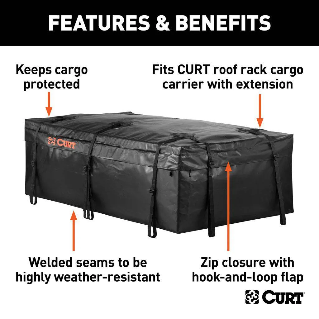 CURT Weatherproof Vinyl Cargo Bag (150cm x 86cm x 46cm)