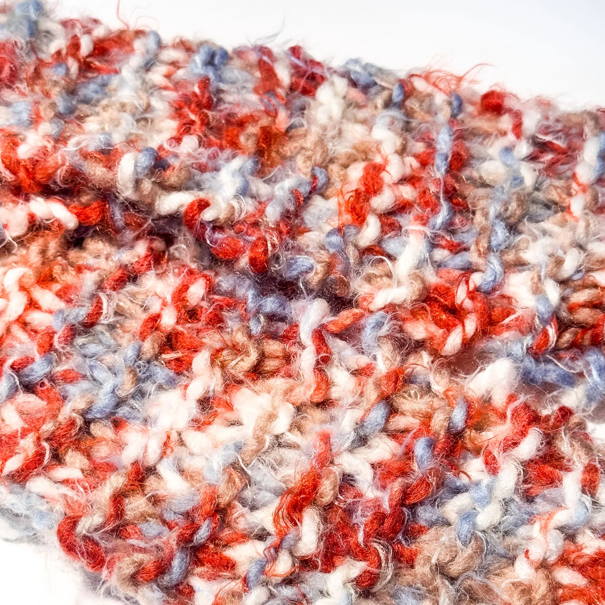Fall Hand Knit Scarf