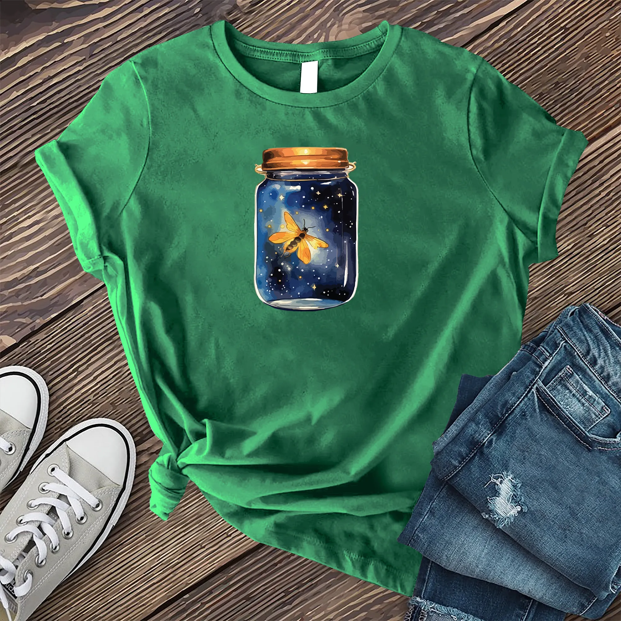 Glowing Firefly Jar T-shirt