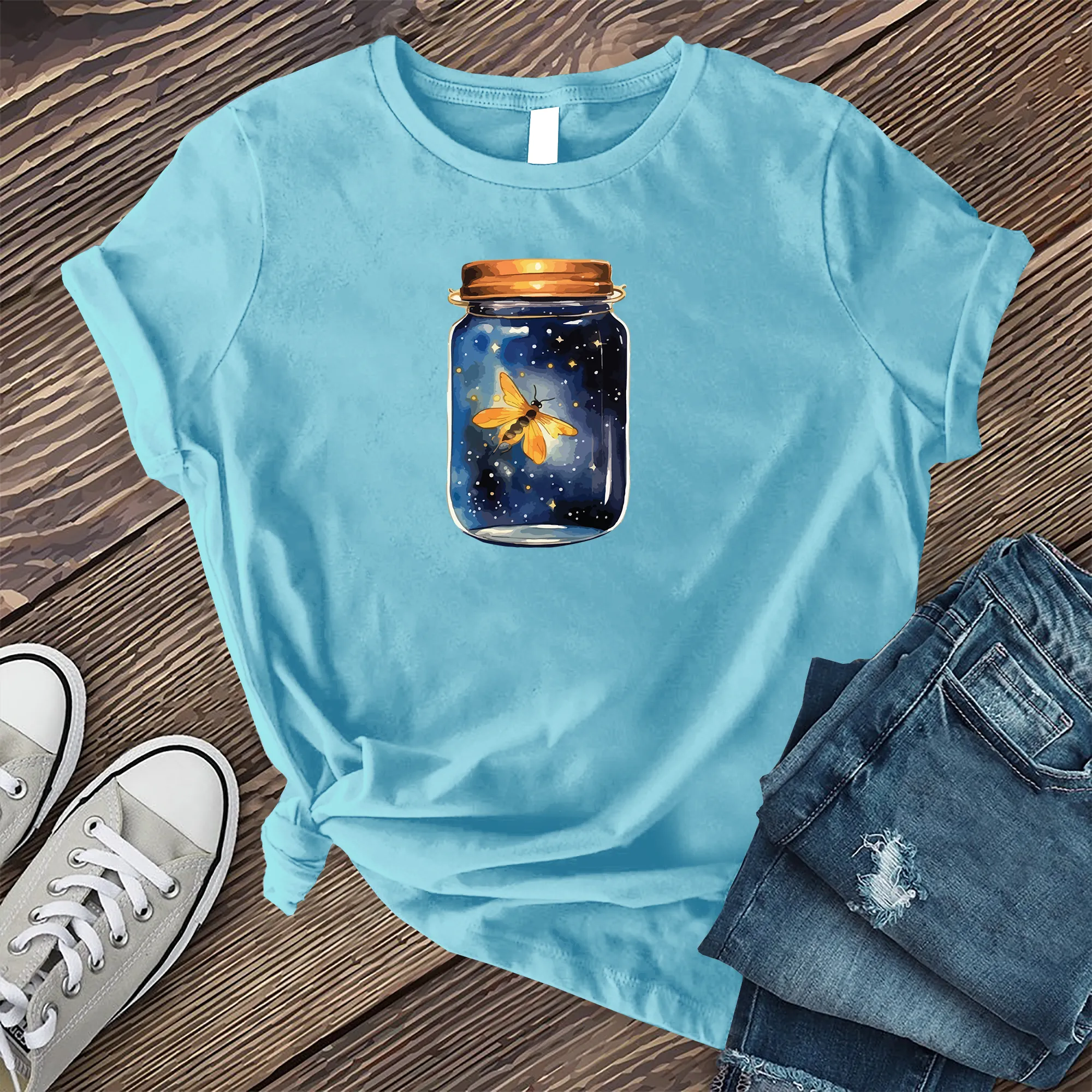 Glowing Firefly Jar T-shirt