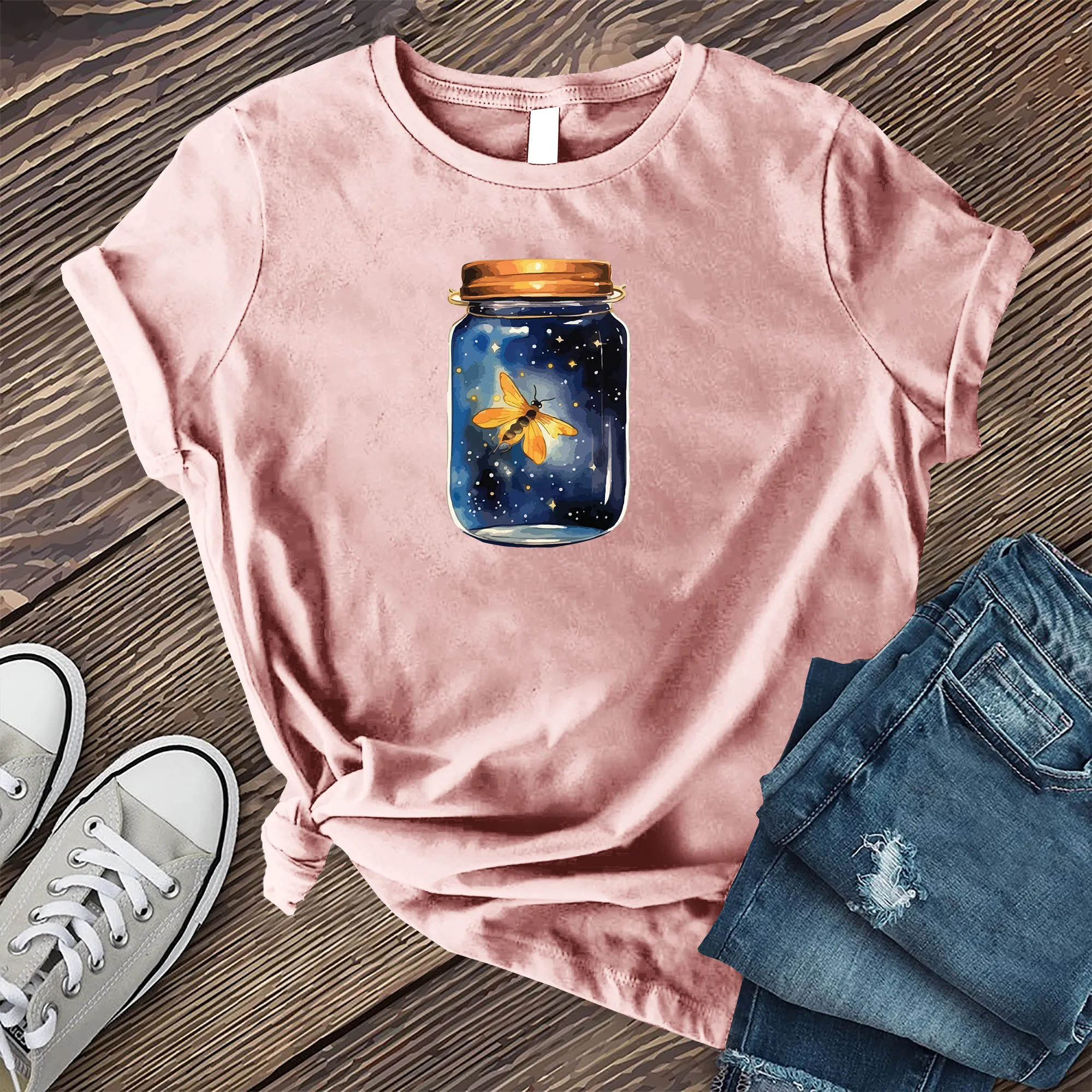 Glowing Firefly Jar T-shirt