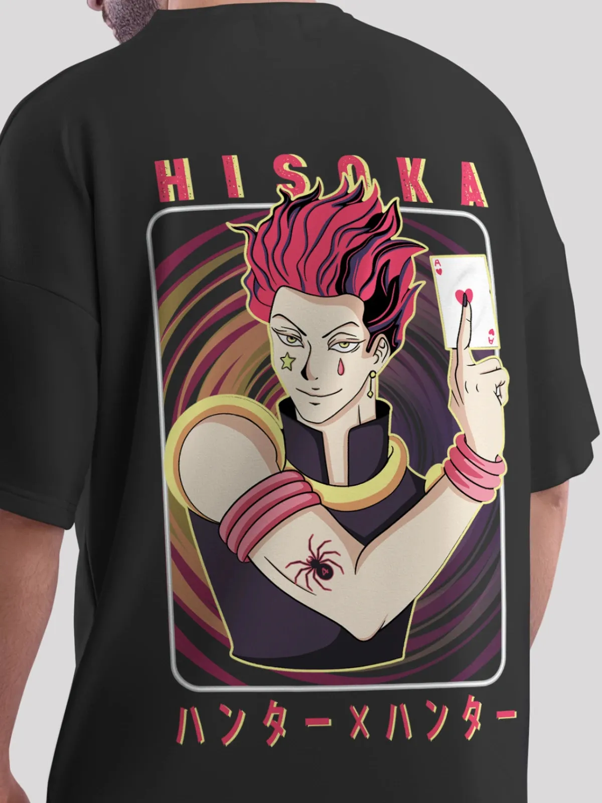 Hisoka Anime Unisex Oversized T-shirt