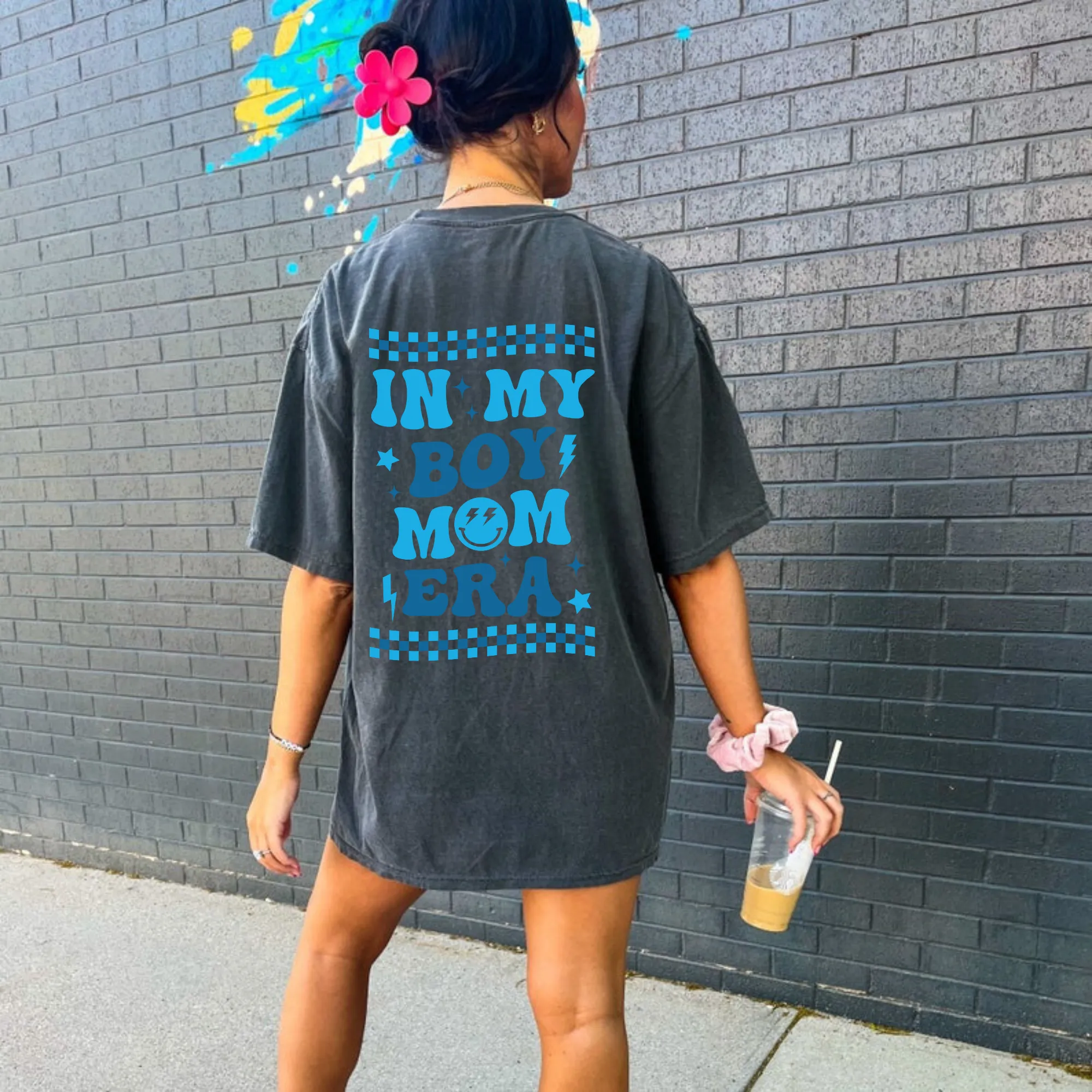 In My Boy Mom Era Comfort Colors Shirt