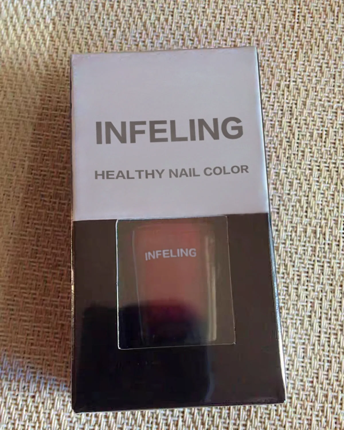 INFELING Quick-Dry Vegan Nail Polish, Red, 0.33 Ounce