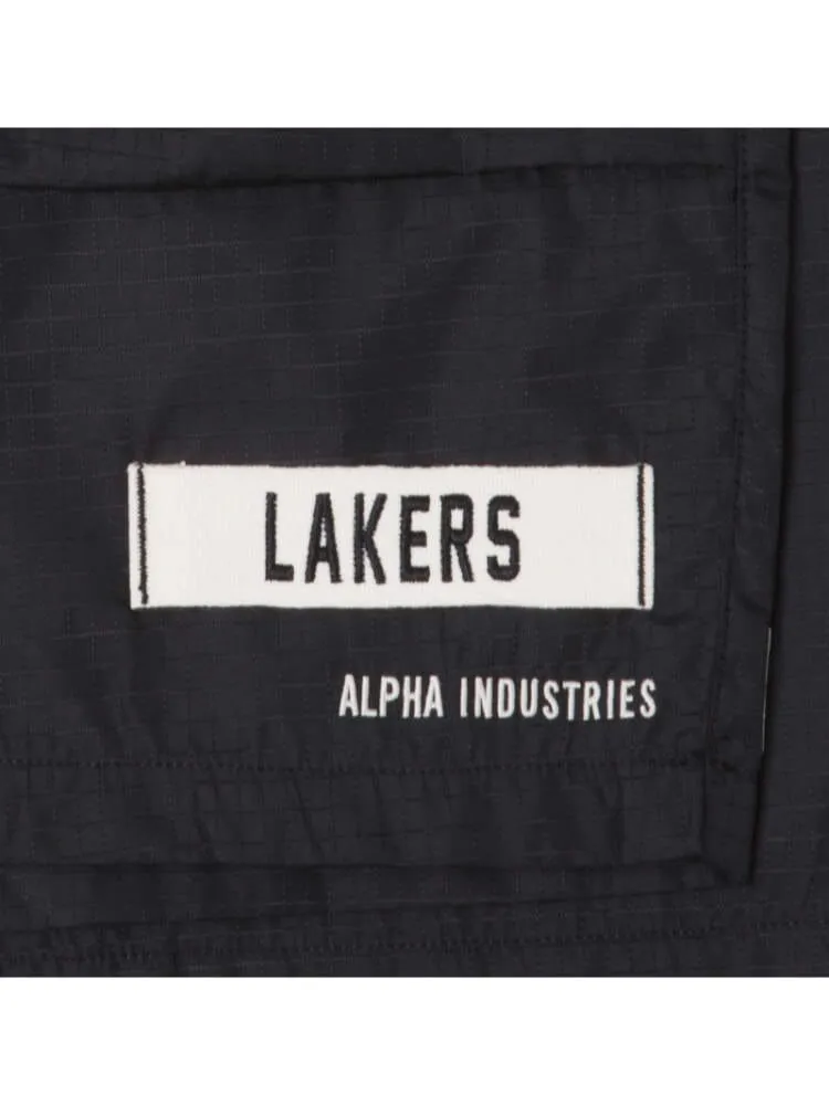 LOS ANGELES LAKERS X ALPHA X NEW ERA NYLON SHORTS