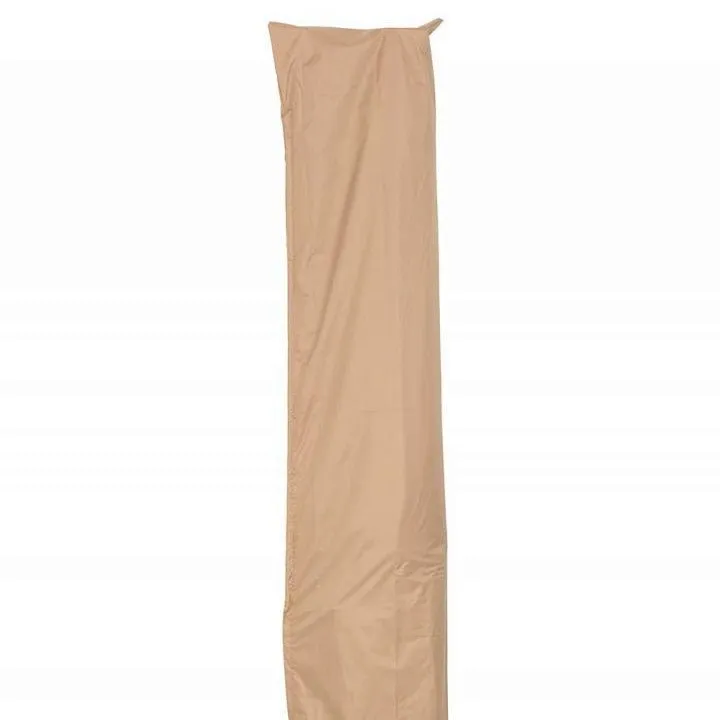 Norfolk Leisure Wall Mounted Cantilever Parasol Umbrella for Garden Patio Terrace 2m Square Taupe or Grey - INCLUDES MATCHING COVER