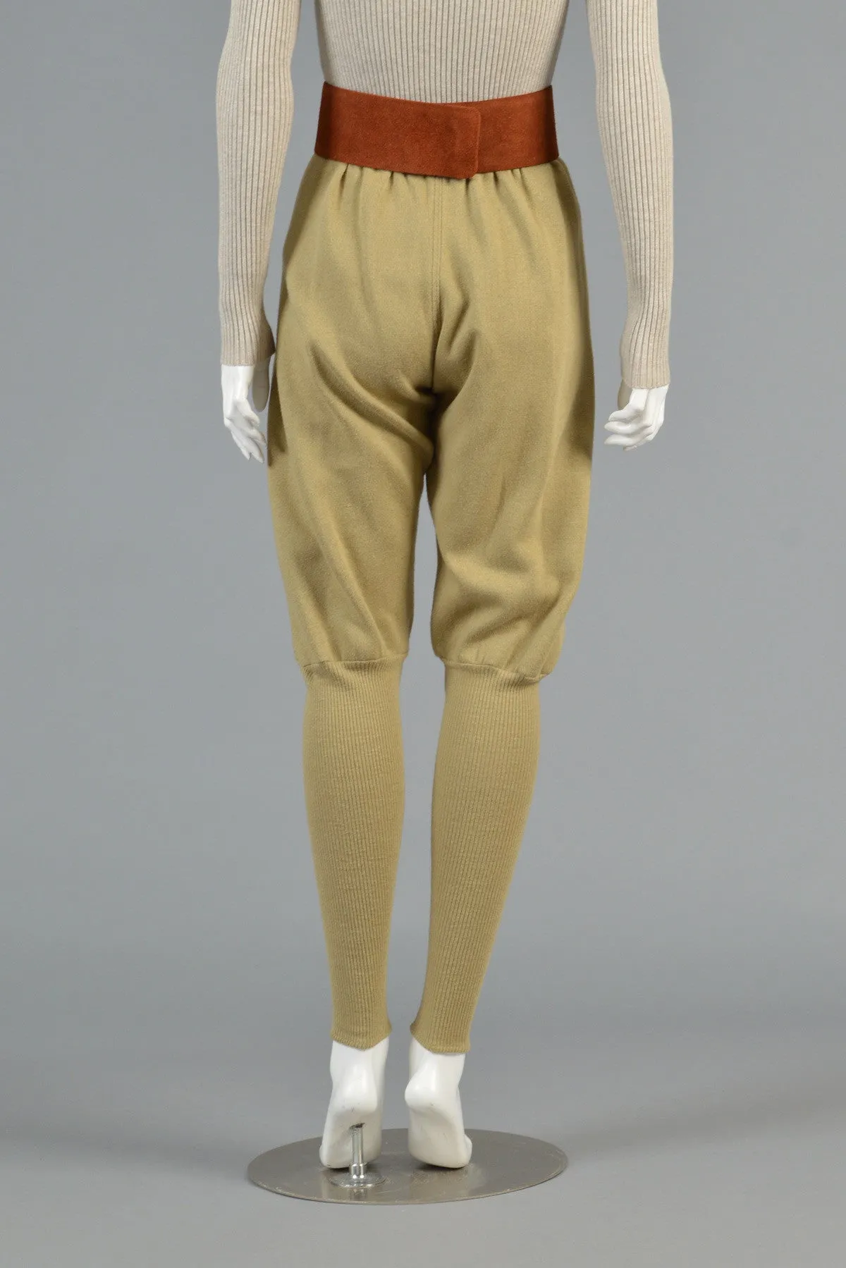 Norma Kamali 1980s Avant Garde Sweat Pants