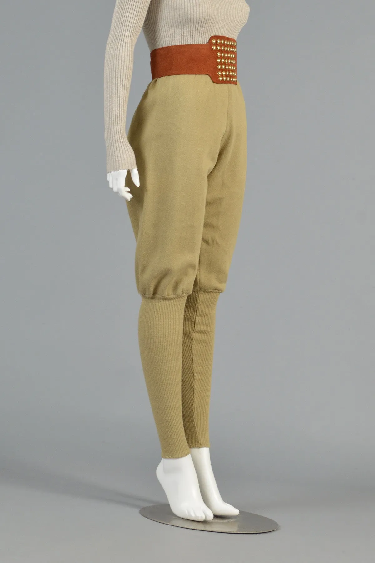 Norma Kamali 1980s Avant Garde Sweat Pants