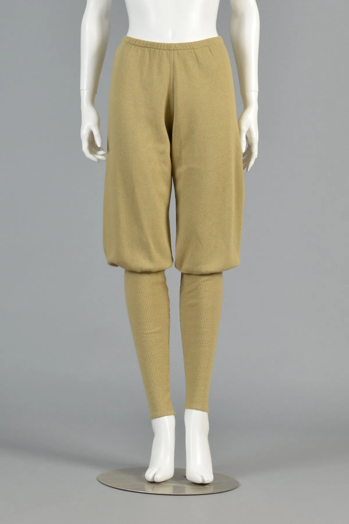 Norma Kamali 1980s Avant Garde Sweat Pants