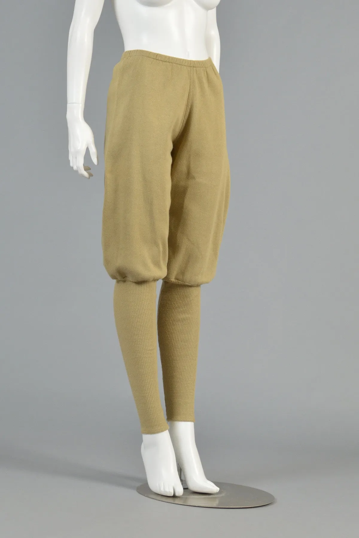 Norma Kamali 1980s Avant Garde Sweat Pants