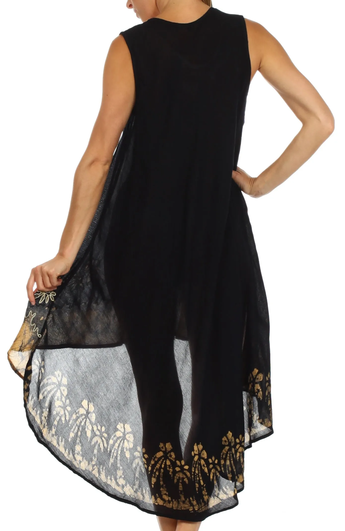 Sakkas Island Soul Hi Lo Caftan Dress / Cover Up