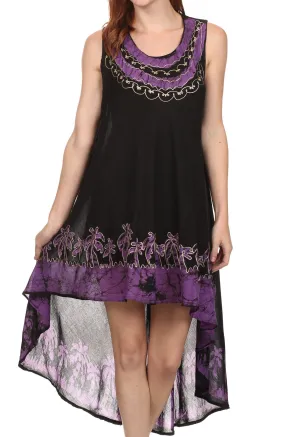 Sakkas Island Soul Hi Lo Caftan Dress / Cover Up