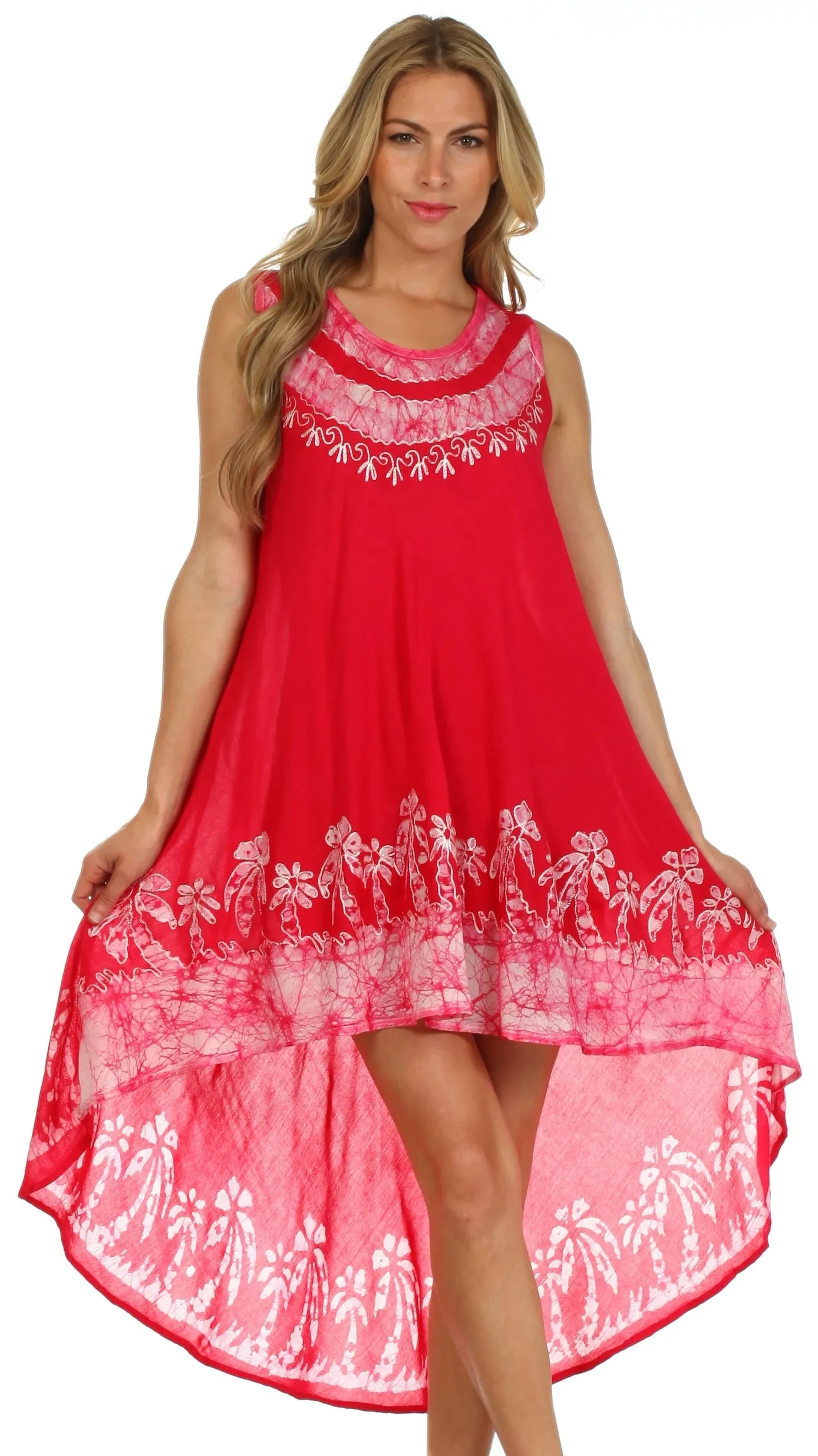 Sakkas Island Soul Hi Lo Caftan Dress / Cover Up
