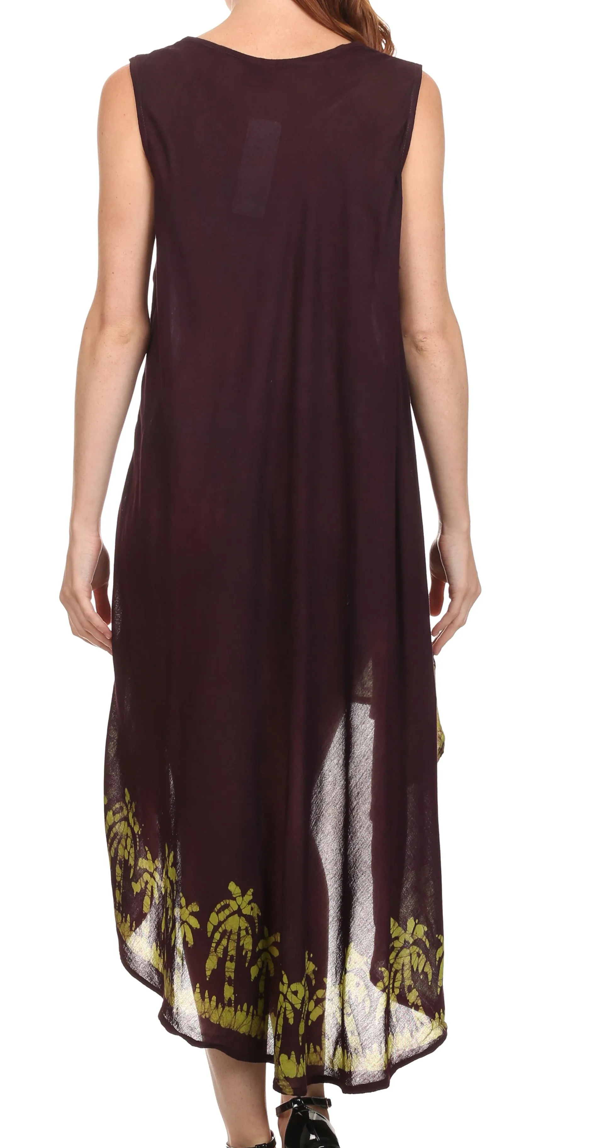 Sakkas Island Soul Hi Lo Caftan Dress / Cover Up