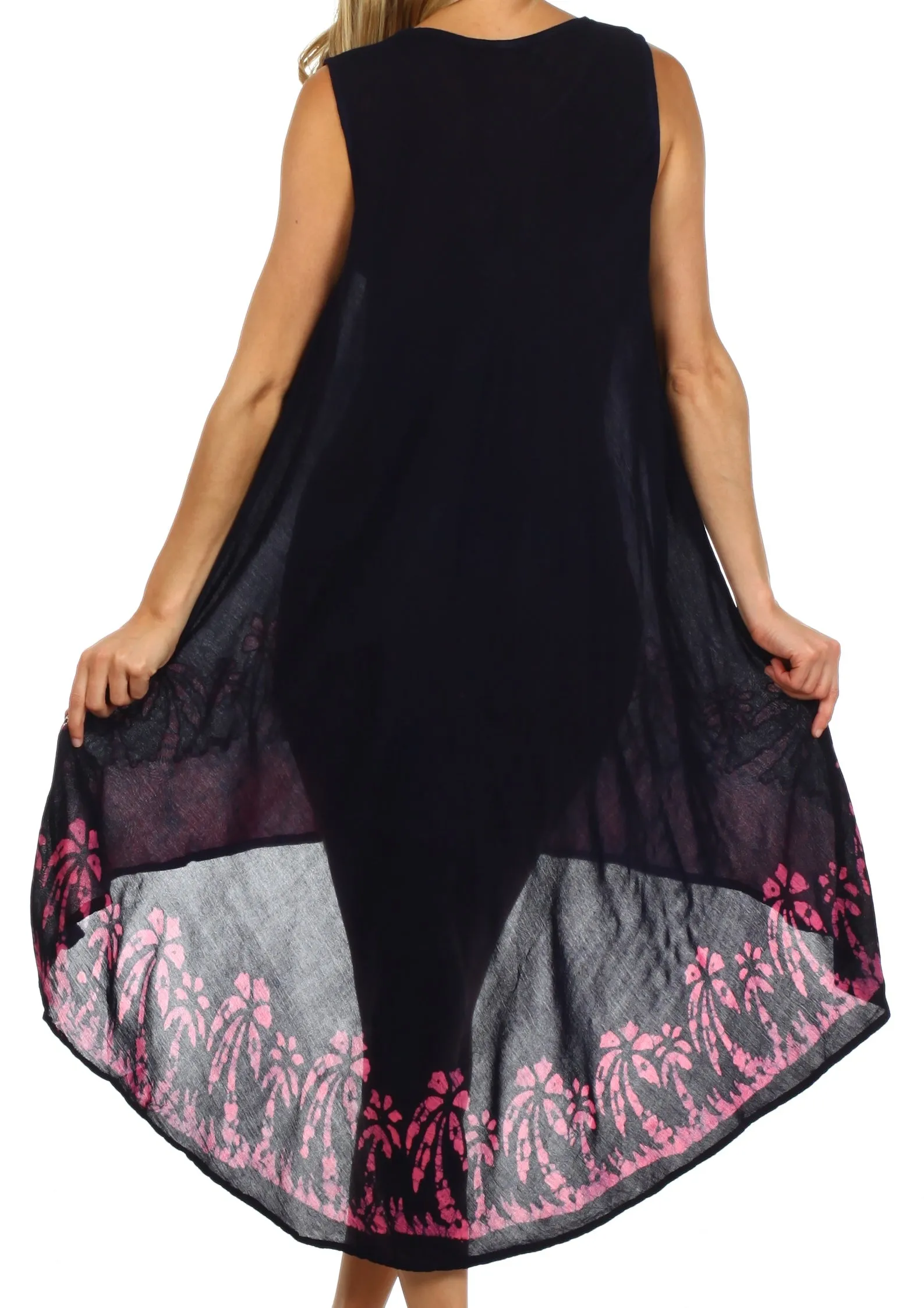 Sakkas Island Soul Hi Lo Caftan Dress / Cover Up