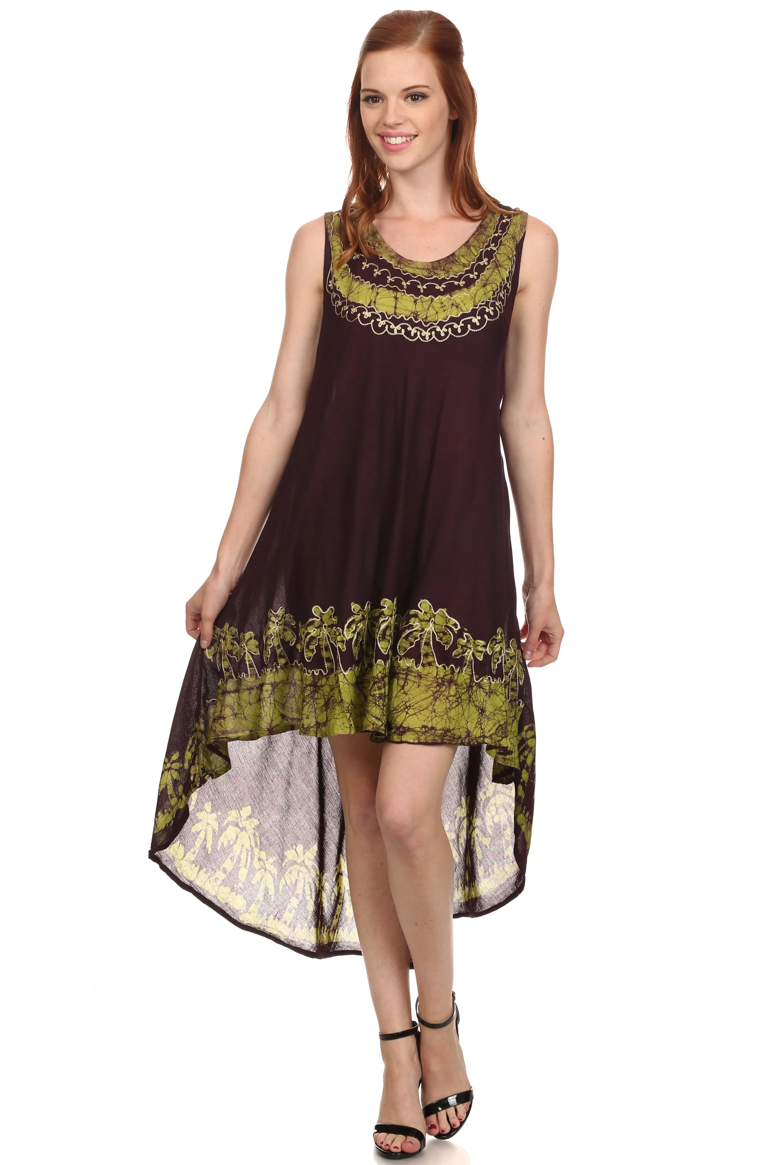 Sakkas Island Soul Hi Lo Caftan Dress / Cover Up