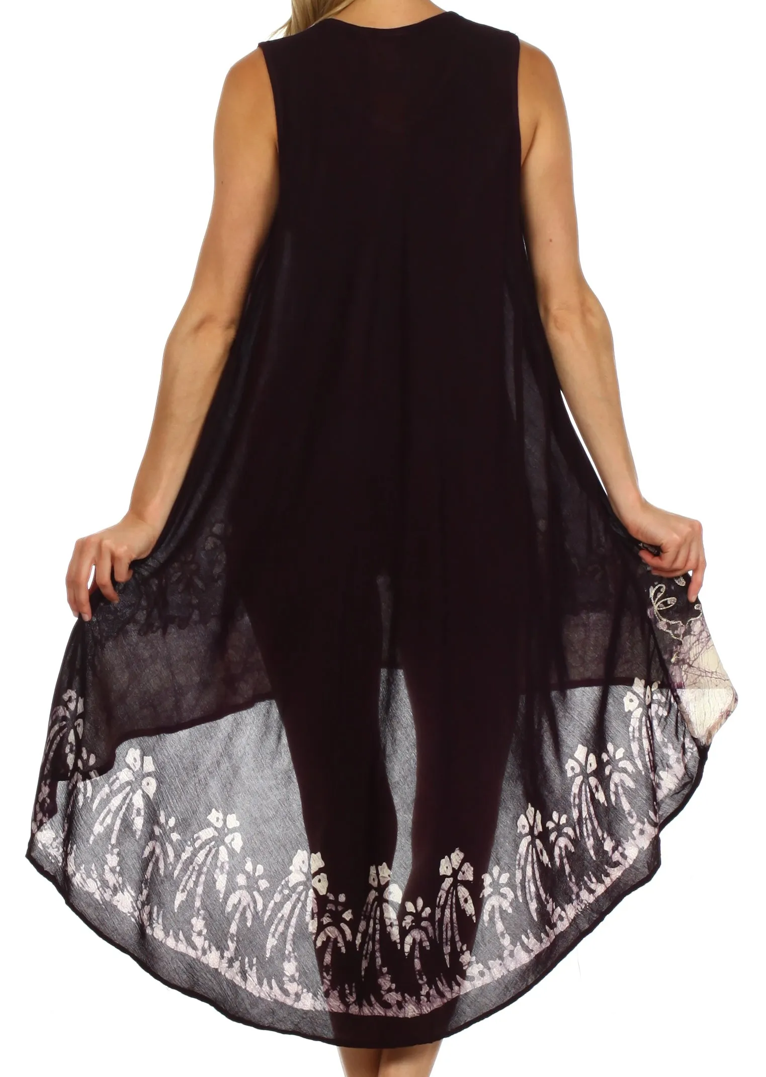 Sakkas Island Soul Hi Lo Caftan Dress / Cover Up