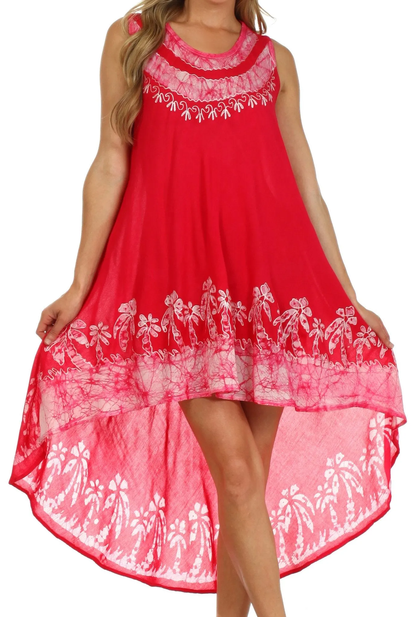 Sakkas Island Soul Hi Lo Caftan Dress / Cover Up