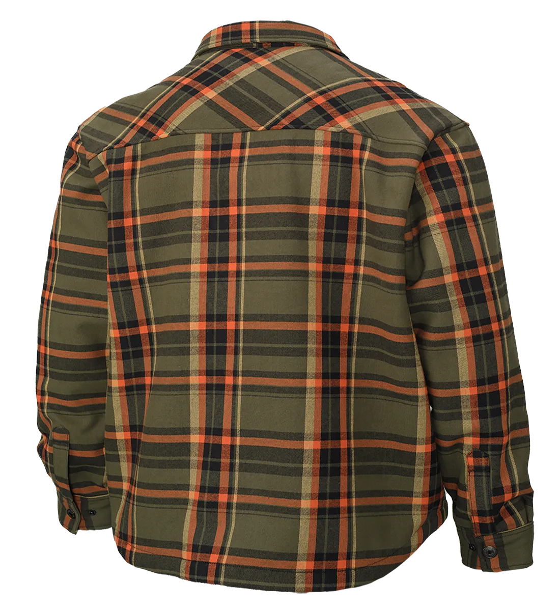 Sherpa Bonded Flannel Jac-Shirt by Tough Duck - Style WS15