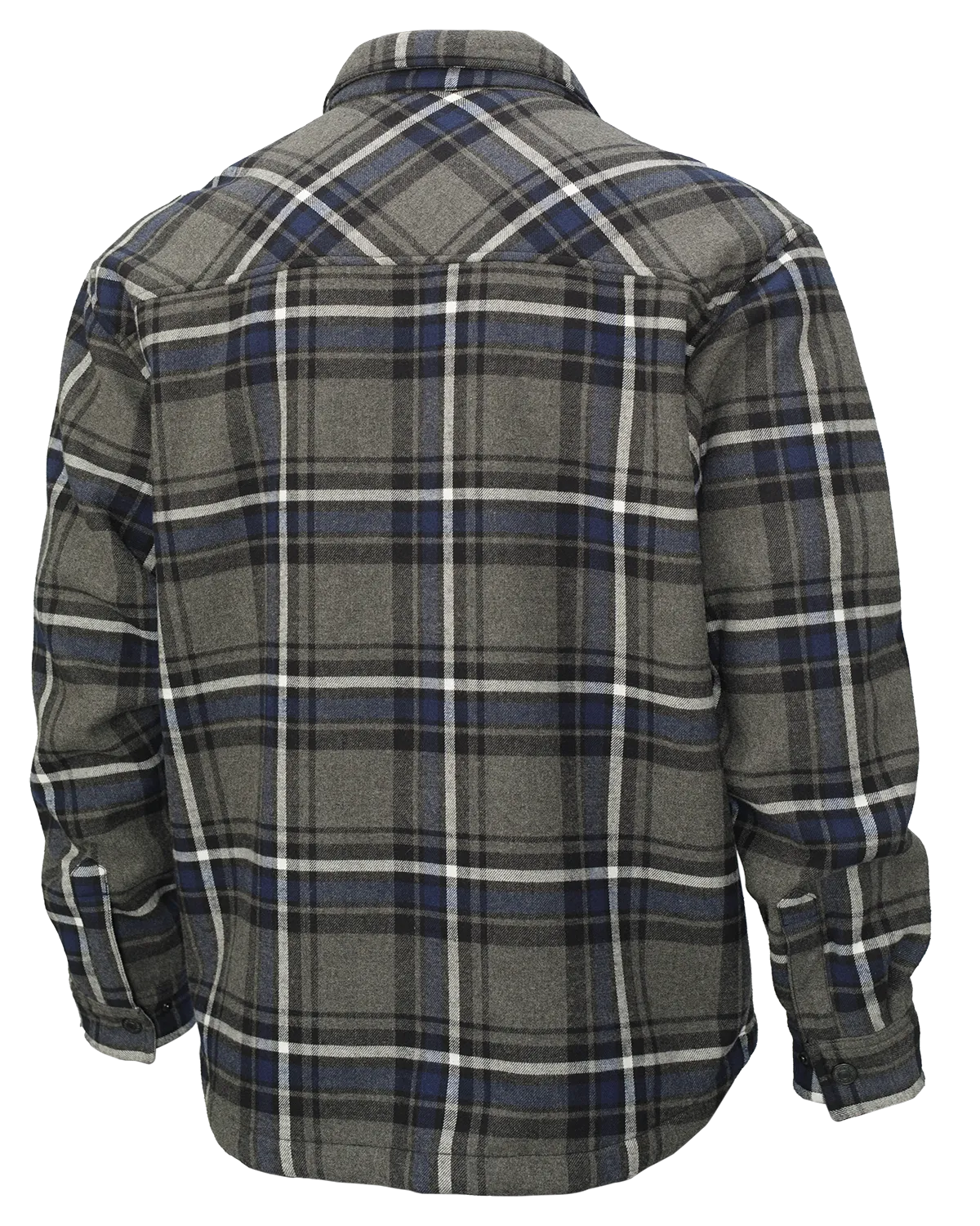 Sherpa Bonded Flannel Jac-Shirt by Tough Duck - Style WS15