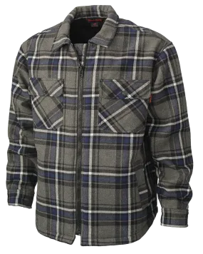Sherpa Bonded Flannel Jac-Shirt by Tough Duck - Style WS15