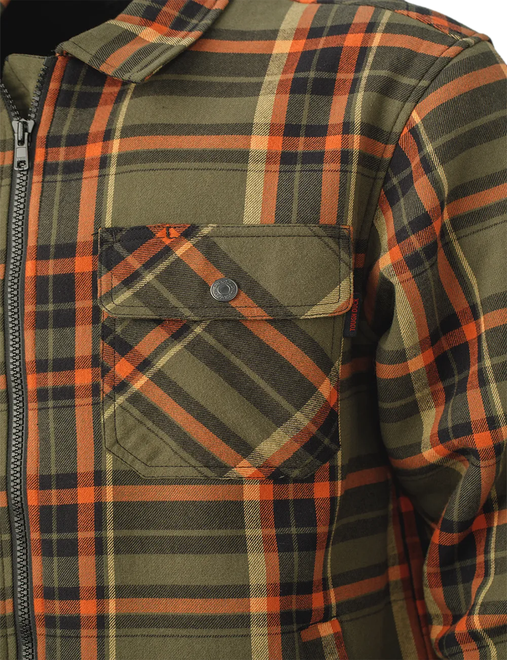 Sherpa Bonded Flannel Jac-Shirt by Tough Duck - Style WS15