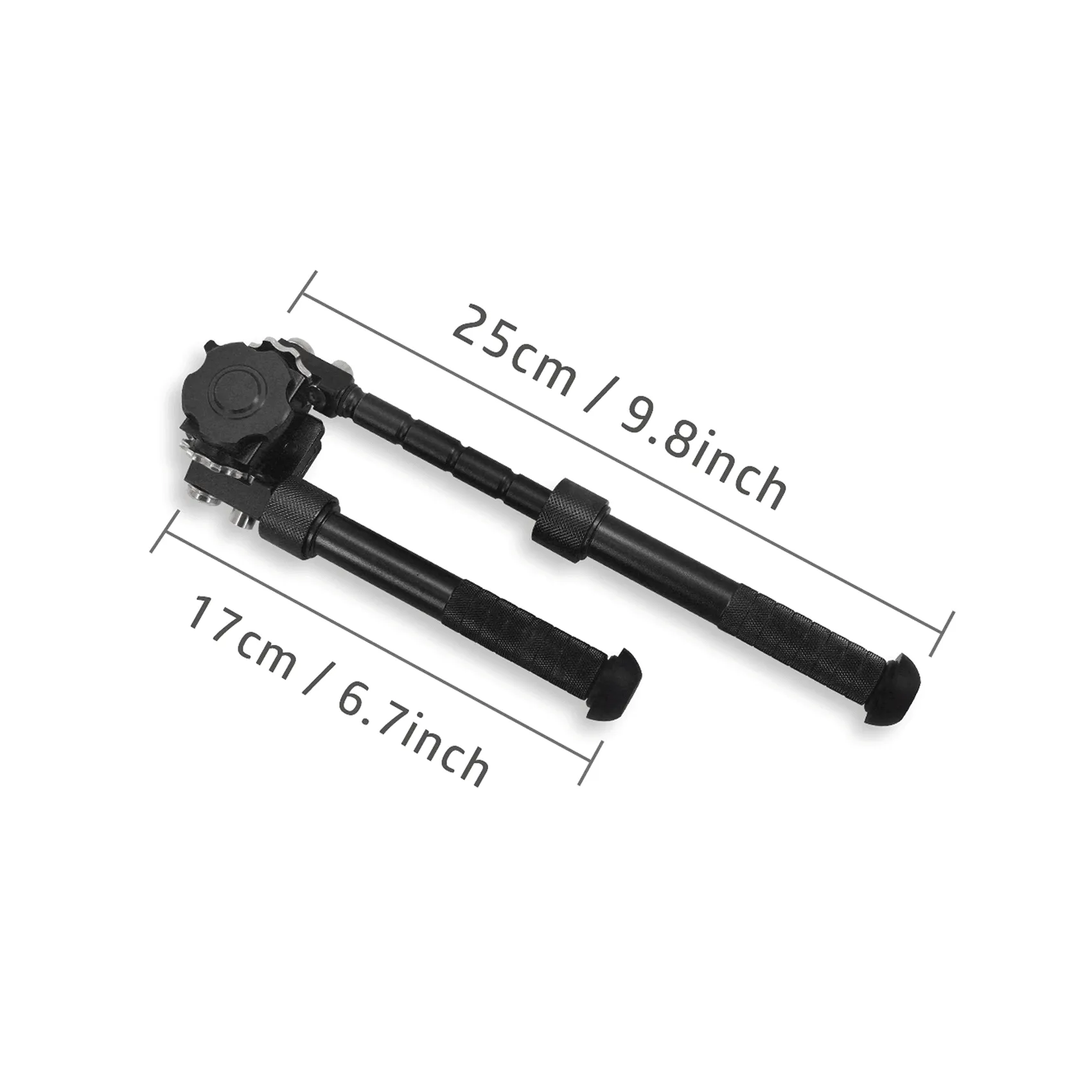 UUQ QV8 6"-9" Inches Tactical Rifle Adjustable Bipod Directly Attach to Sling Swivel Stud